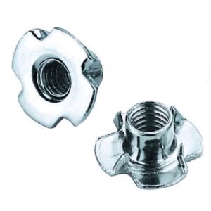 Zinc Plated Threaded T-Nuts for Glides and Climbing Walls