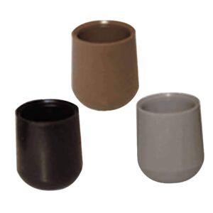 4 Pack- Plastic Snap-On End Cap/Covers- Floor Protectors