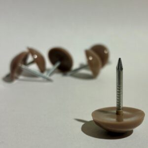 5/8 in Low-Profile Rounded Nail-on Glide<br> Low Contact Slider