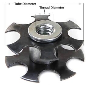 Metal Threaded Tube/Pipe Connector <br> Round or Square Tubing