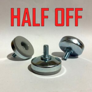 Flash Sale- General Purpose Glide/Foot <br>1/4-20 (thread size) x 0.5 in (length)</>